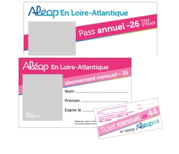 Abonnement moins de 26 ans Aléop - Loire-Atlantique